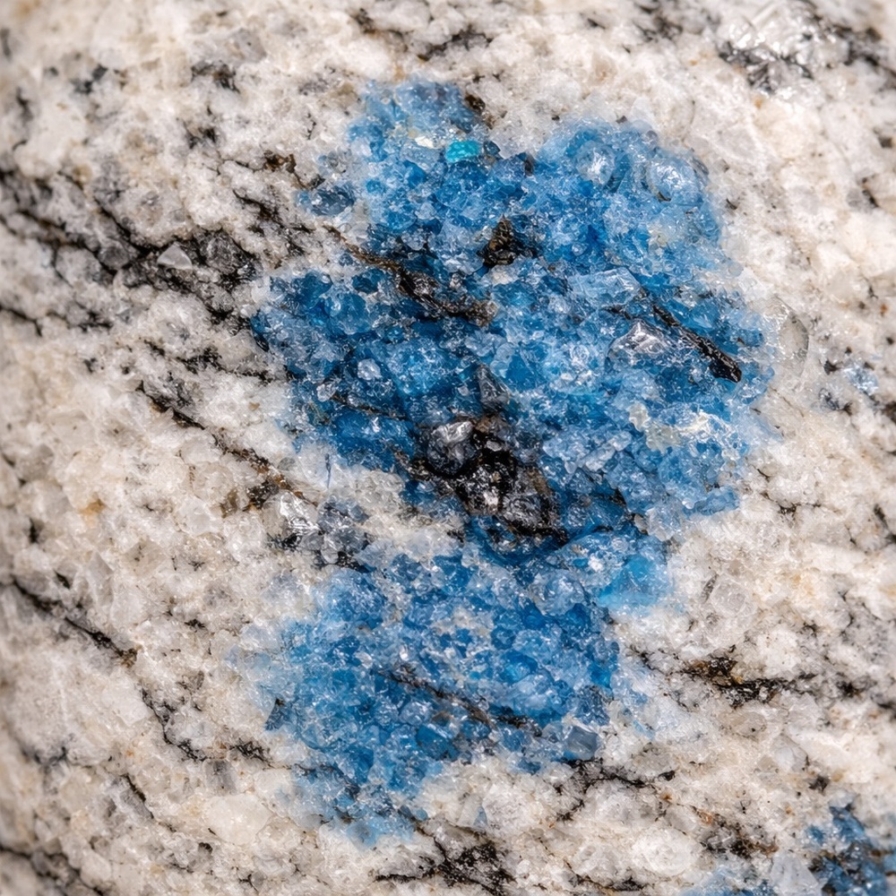 K2 Jasper / Azurite Granite Pendant | 925 Sterling Silver Crown Chakra NEW #552 - Picture 3 of 6